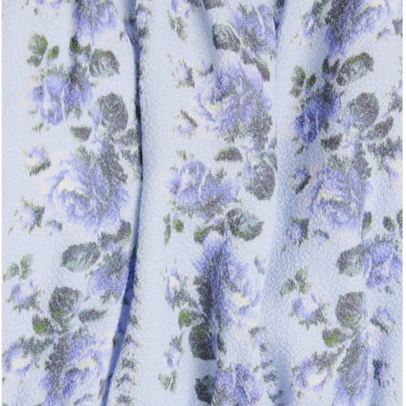 LoveShackFancy Floral Blue Ruffle Top XS NWT - Picture 3 of 6